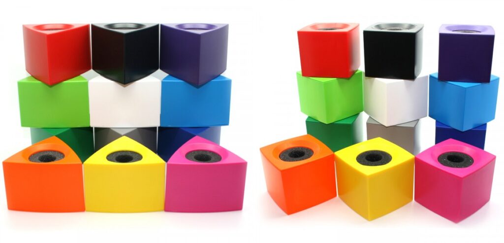 Unprinted mic flags