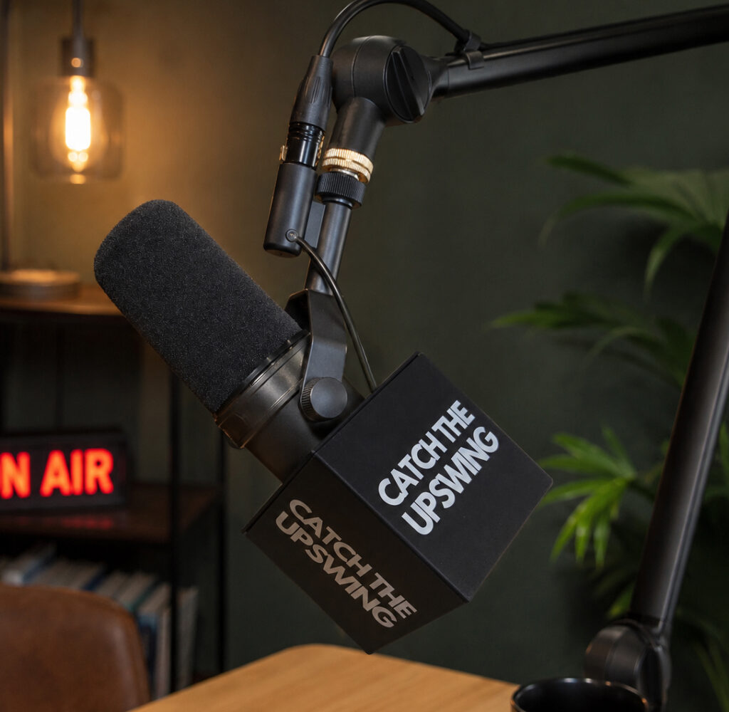 Shure SM7b mic flag logo printed